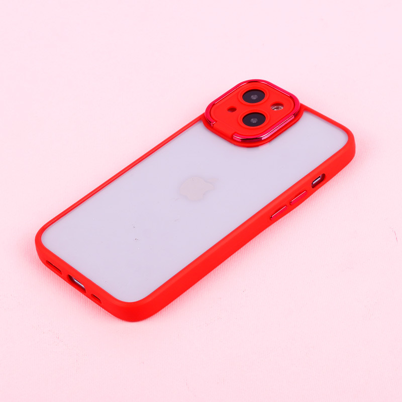 قاب PC آیفون iPhone 14 متال ایرون محافظ لنزدار