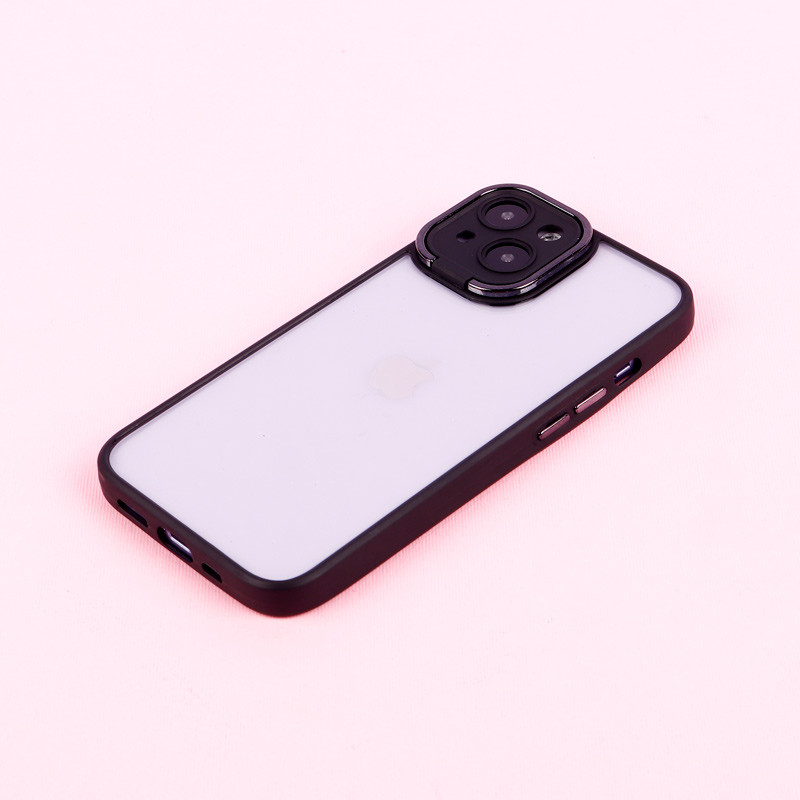 قاب PC آیفون iPhone 14 متال ایرون محافظ لنزدار