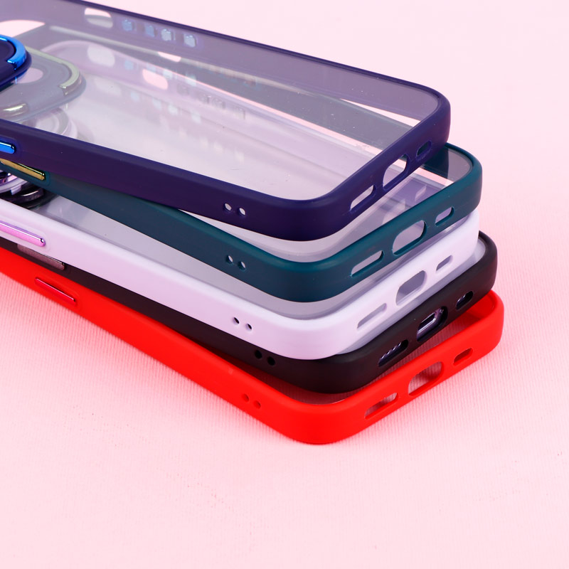 قاب PC آیفون iPhone 14 متال ایرون محافظ لنزدار