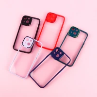 قاب PC آیفون iPhone 14 متال ایرون محافظ لنزدار