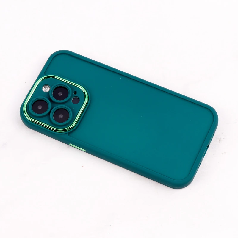 قاب PC آیفون iPhone 14 Pro متال ایرون پشت مات محافظ لنزدار