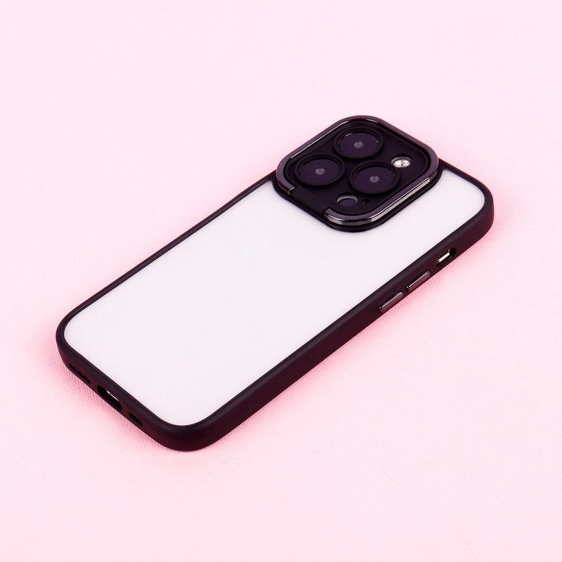 قاب PC آیفون iPhone 14 Pro متال ایرون محافظ لنزدار