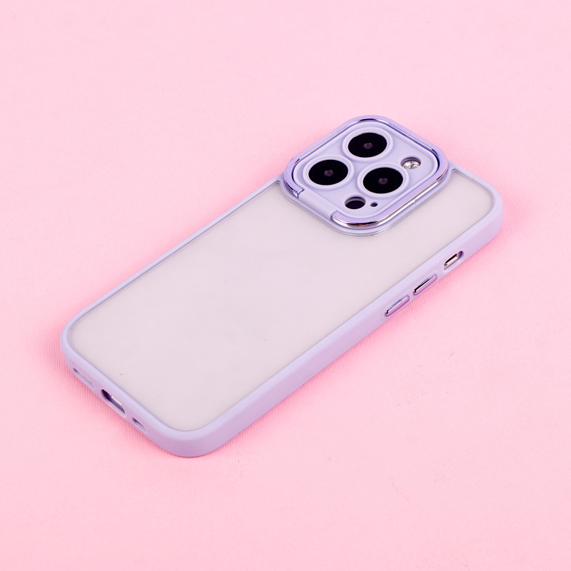 قاب PC آیفون iPhone 14 Pro متال ایرون محافظ لنزدار