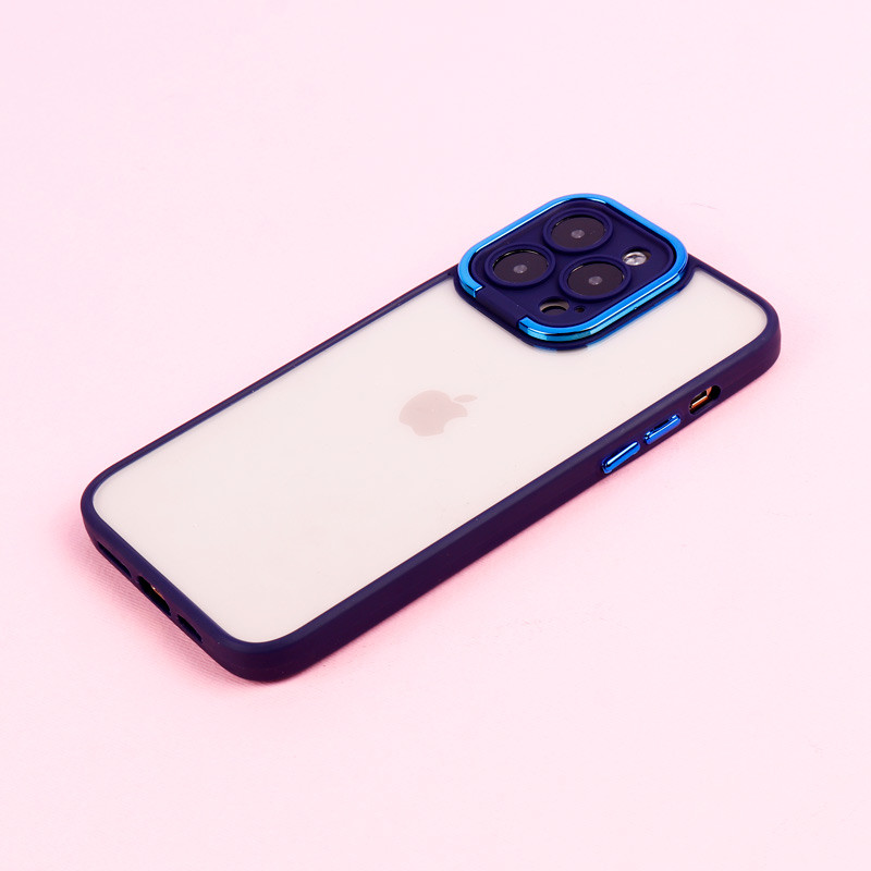 قاب PC آیفون iPhone 14 Pro Max متال ایرون محافظ لنزدار
