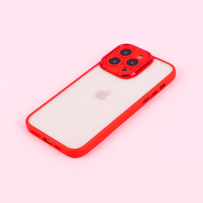 قاب PC آیفون iPhone 14 Pro Max متال ایرون محافظ لنزدار