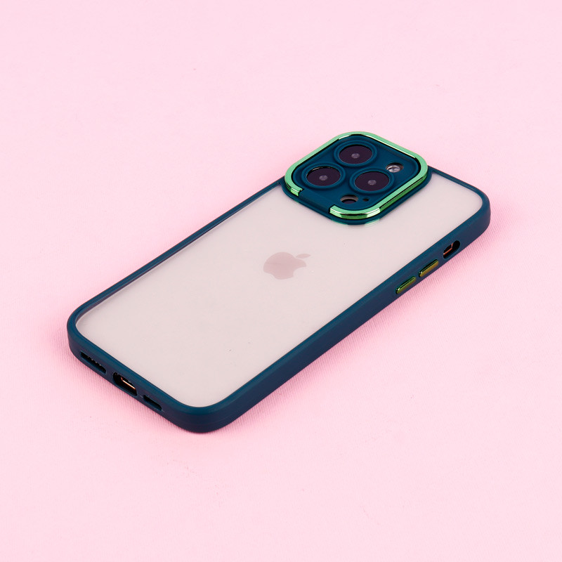 قاب PC آیفون iPhone 14 Pro Max متال ایرون محافظ لنزدار