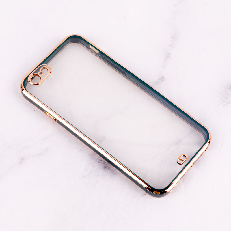 قاب Chrome دور طلایی محافظ لنزدار iPhone 6 / 6s