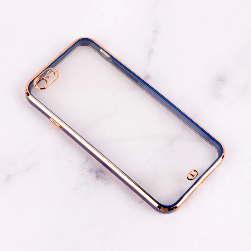 قاب Chrome دور طلایی محافظ لنزدار iPhone 6 / 6s