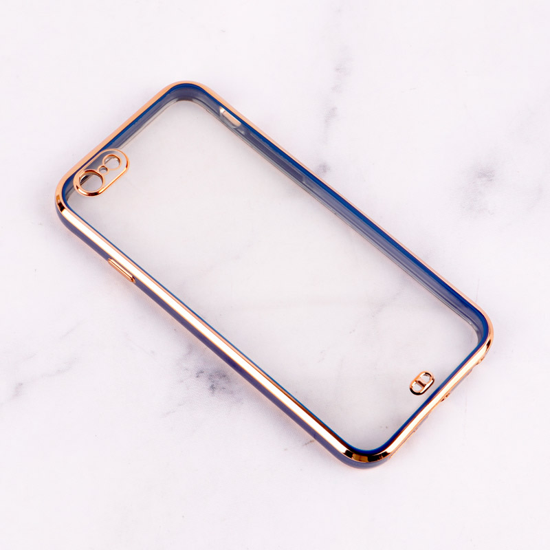 قاب Chrome دور طلایی محافظ لنزدار iPhone 6 / 6s