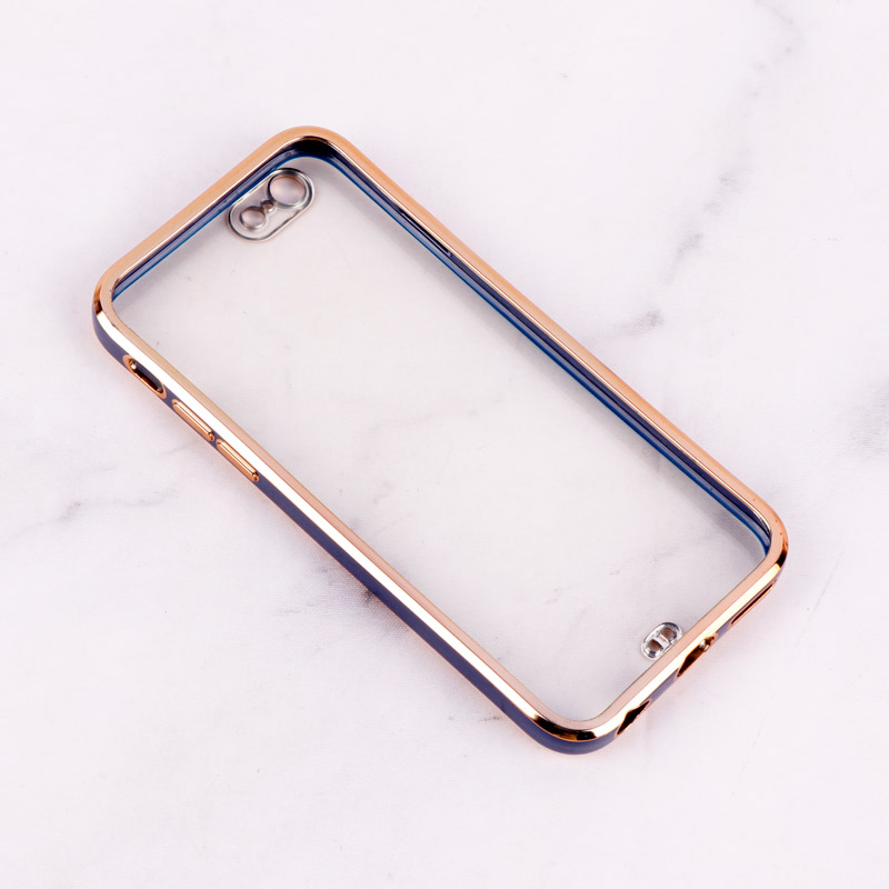قاب Chrome دور طلایی محافظ لنزدار iPhone 6 / 6s