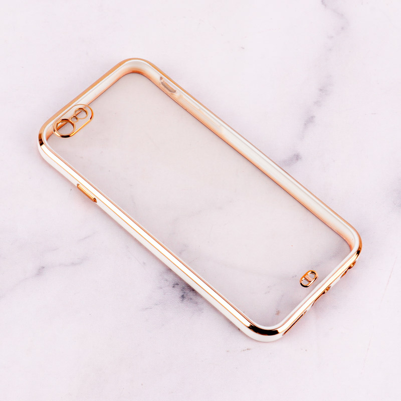 قاب Chrome دور طلایی محافظ لنزدار iPhone 6 / 6s