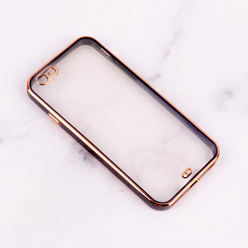 قاب Chrome دور طلایی محافظ لنزدار iPhone 6 / 6s
