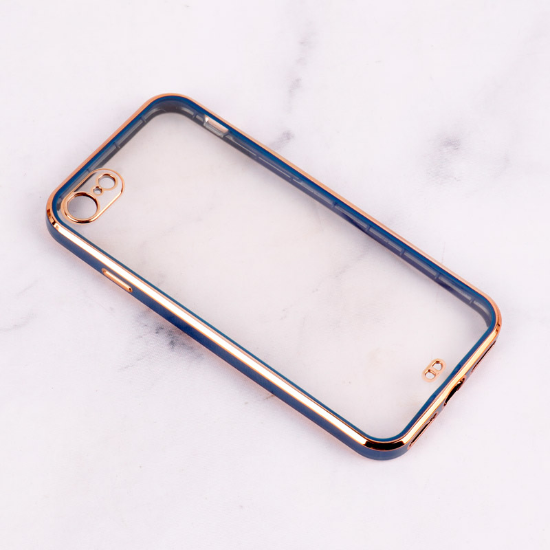 قاب Chrome دور طلایی محافظ لنزدار iPhone 7 / 8 / SE 2020