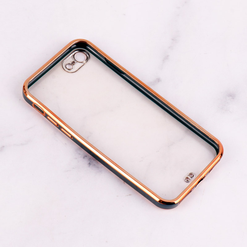 قاب Chrome دور طلایی محافظ لنزدار iPhone 7 / 8 / SE 2020