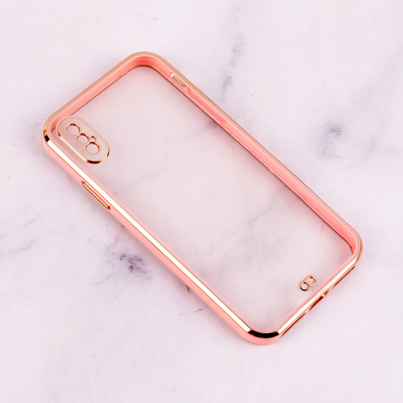 قاب Chrome دور طلایی محافظ لنزدار iPhone X / XS