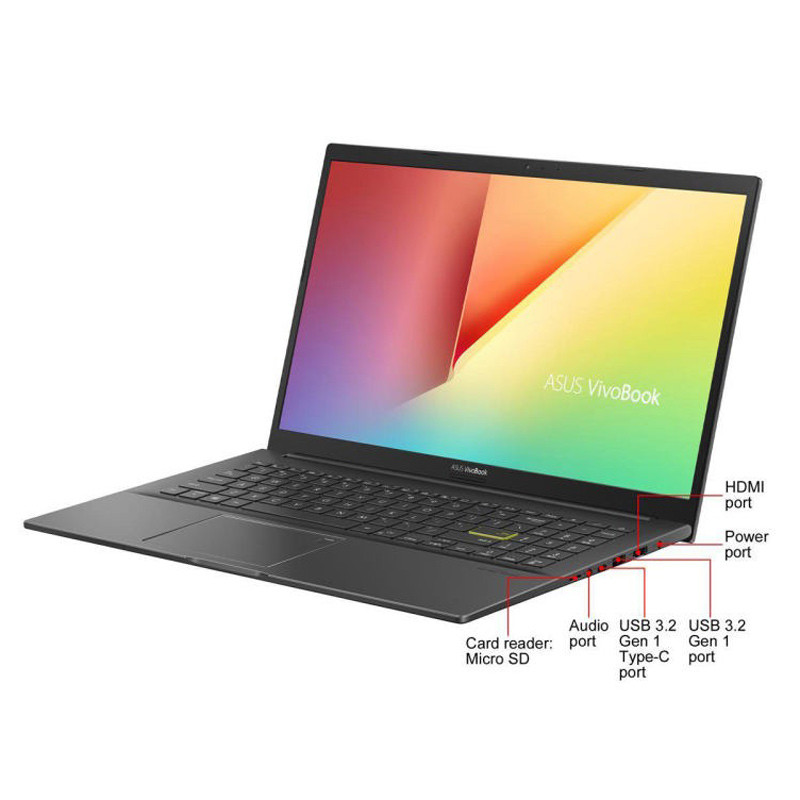 لپ تاپ Asus Vivobook 15 K513EP Core i7 (1165G7) 8GB 512GB SSD NVIDIA 2GB 15.6" FHD