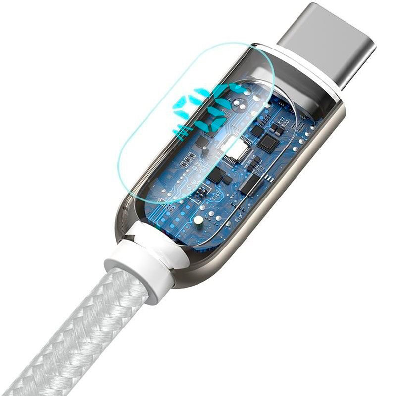 کابل تایپ سی فست شارژ Baseus Display CATSK-A 5A 40W 2m