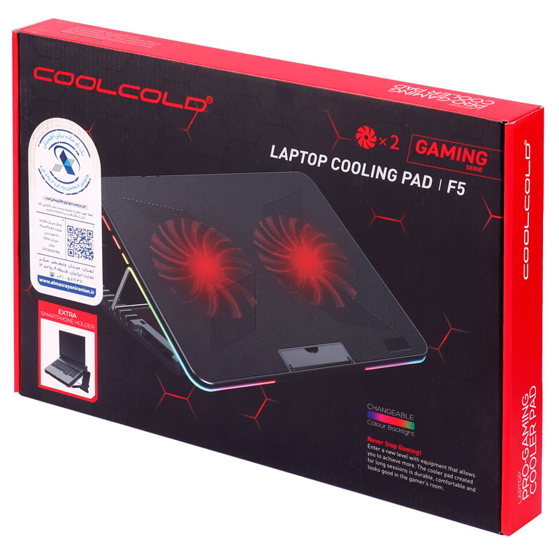 کول پد لپ تاپ Coolcold F5-1