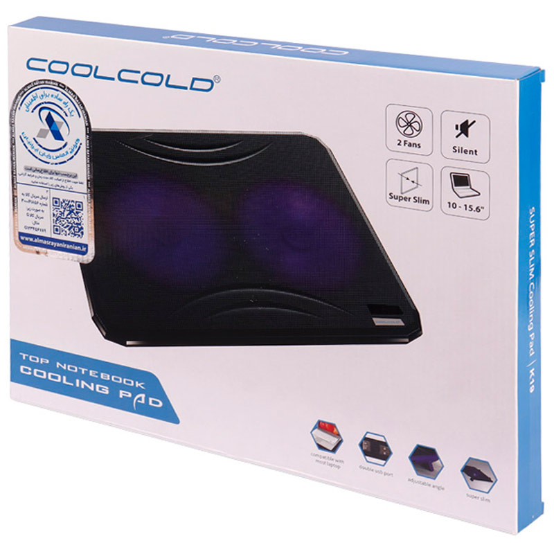 کول پد لپ تاپ Coolcold K19