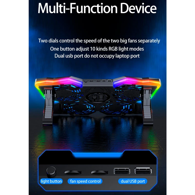 کول پد لپ تاپ Coolcold K25 Pro-1