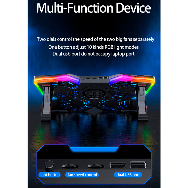 کول پد لپ تاپ Coolcold K25 Pro-1