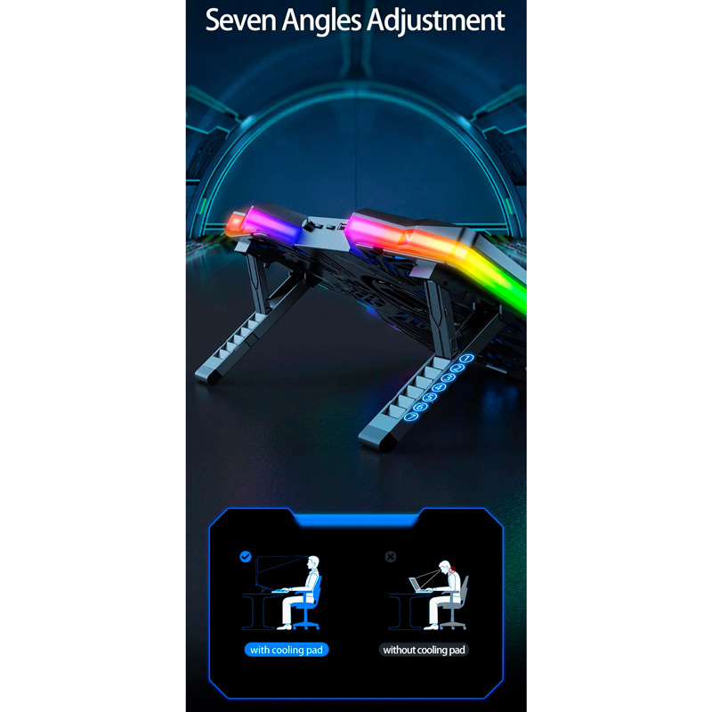 کول پد لپ تاپ Coolcold K25 Pro-1