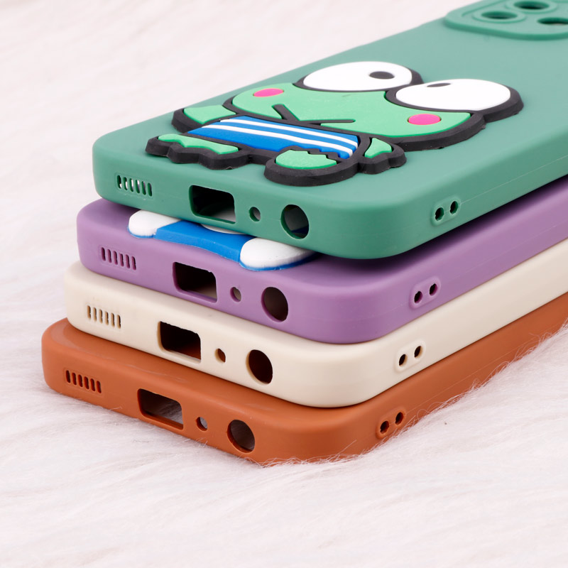 قاب عروسکی برجسته محافظ لنزدار Samsung Galaxy A23 + آویز