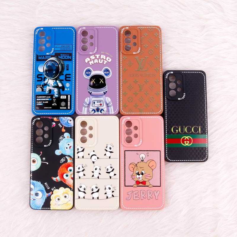 قاب سامسونگ Galaxy A33 5G طرح دوخت محافظ لنزدار