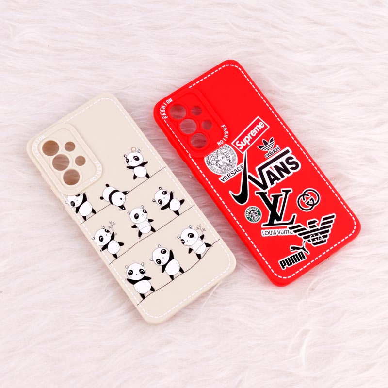 قاب سامسونگ Galaxy A33 5G طرح دوخت محافظ لنزدار