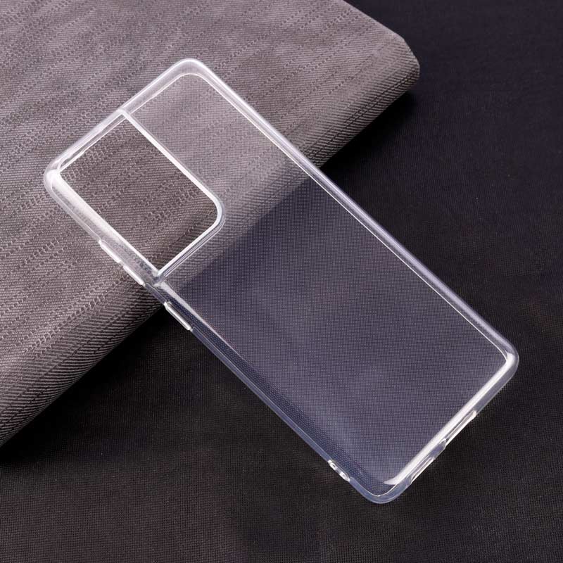 قاب ژله ای ساده بی رنگ Samsung Galaxy S21 Ultra