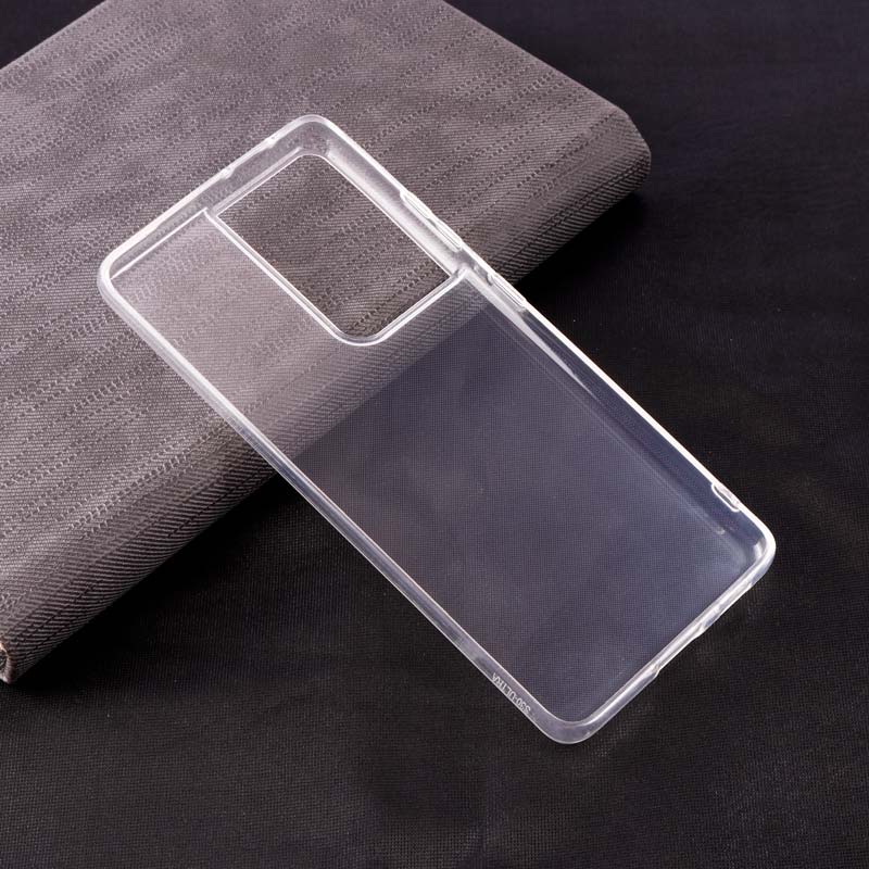 قاب ژله ای ساده بی رنگ Samsung Galaxy S21 Ultra