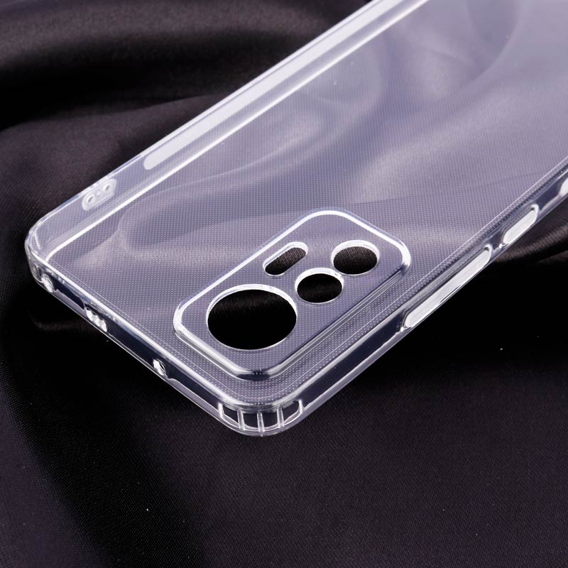 قاب ژله ای ساده بی رنگ محافظ لنزدار Xiaomi 12 Lite