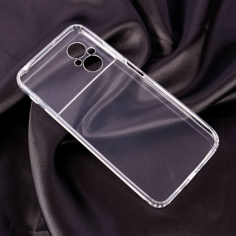 قاب ژله ای ساده بی رنگ محافظ لنزدار Xiaomi Poco M5