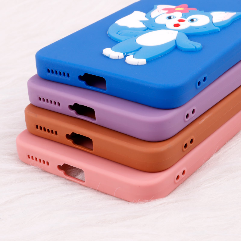 قاب عروسکی برجسته محافظ لنزدار Xiaomi Poco X4 Pro 5G + آویز