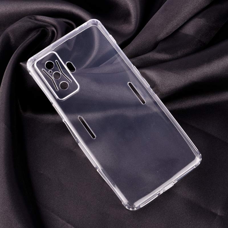 قاب ژله ای ساده بی رنگ محافظ لنزدار Xiaomi Redmi K50 Gaming / Poco F4 GT