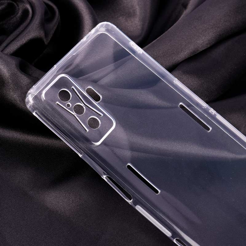 قاب ژله ای ساده بی رنگ محافظ لنزدار Xiaomi Redmi K50 Gaming / Poco F4 GT