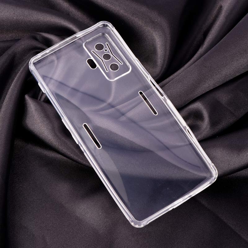 قاب ژله ای ساده بی رنگ محافظ لنزدار Xiaomi Redmi K50 Gaming / Poco F4 GT