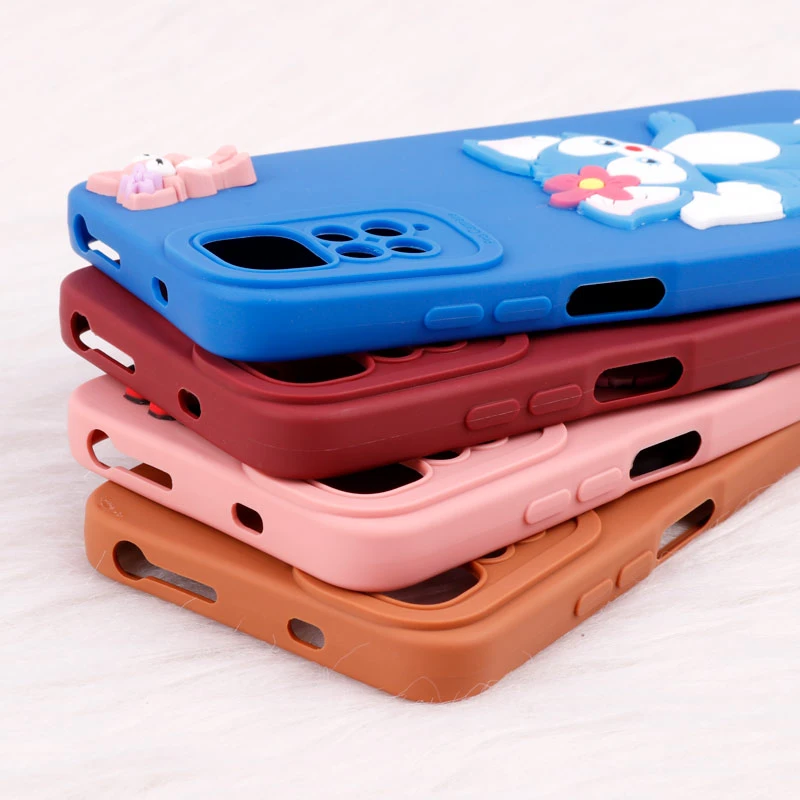 قاب عروسکی برجسته محافظ لنزدار Xiaomi Redmi Note 11 / 11s + آویز