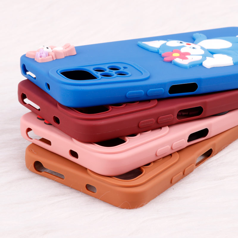 قاب عروسکی برجسته محافظ لنزدار Xiaomi Redmi Note 11 / 11s + آویز