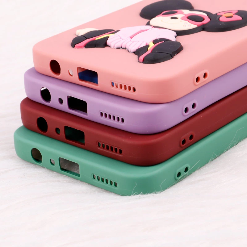 قاب عروسکی برجسته محافظ لنزدار Xiaomi Redmi Note 8 + آویز