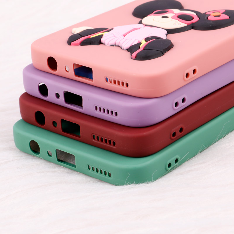 قاب عروسکی برجسته محافظ لنزدار Xiaomi Redmi Note 8 + آویز