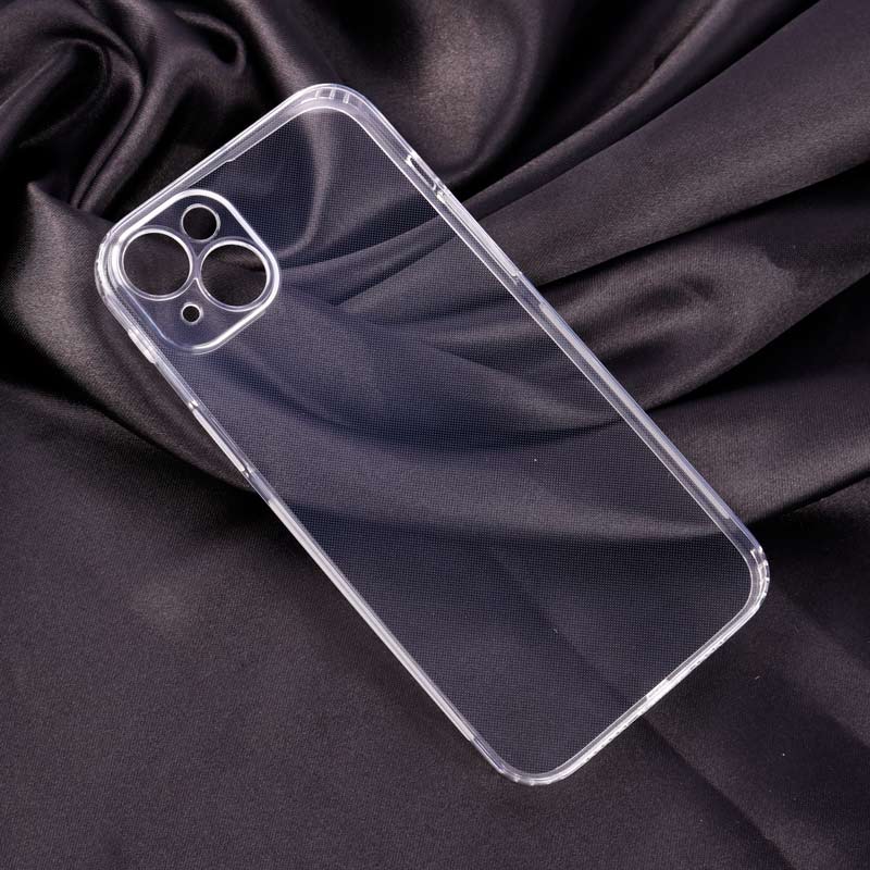 قاب ژله ای ساده بی رنگ محافظ لنزدار iPhone 14 Plus