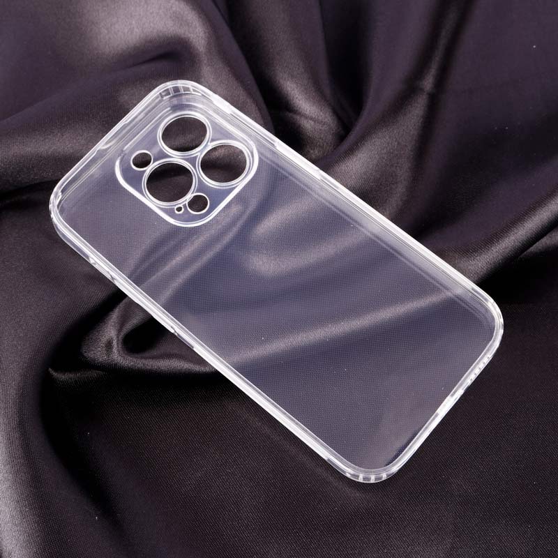 قاب ژله ای ساده بی رنگ محافظ لنزدار iPhone 14 Pro