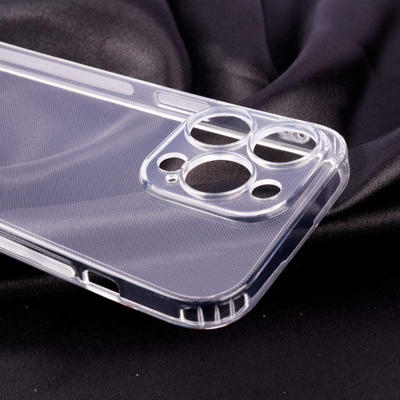 قاب ژله ای ساده بی رنگ محافظ لنزدار iPhone 14 Pro