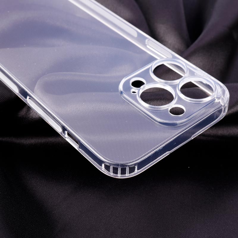 قاب ژله ای ساده بی رنگ محافظ لنزدار iPhone 14 Pro Max