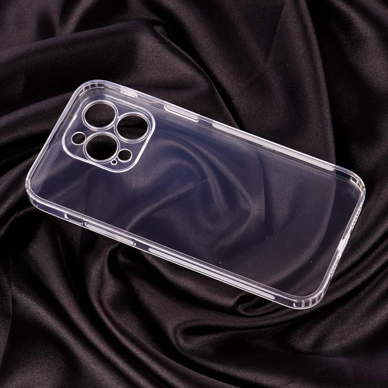 قاب ژله ای ساده بی رنگ محافظ لنزدار iPhone 14 Pro Max