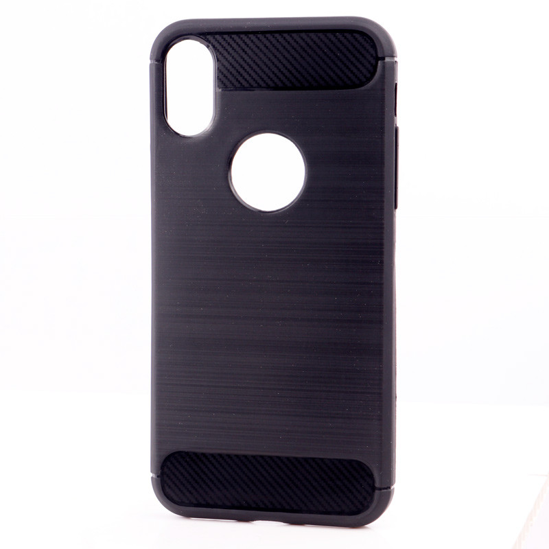 قاب Fiber Carbon ژله ای iPhone X