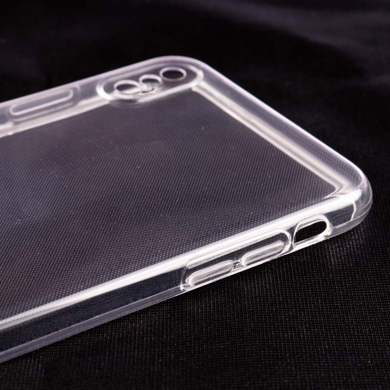 قاب ژله ای ساده بی رنگ محافظ لنزدار iPhone XS Max