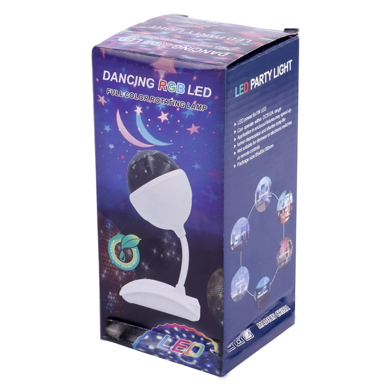 رقص نور گردان کهکشانی Dancing RGB LED