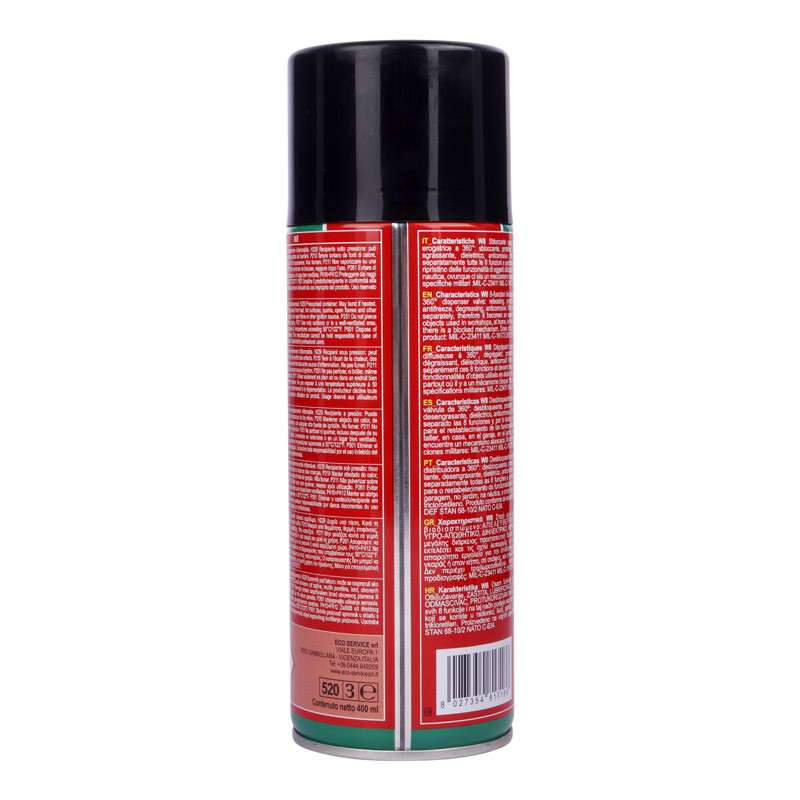 اسپری روان کننده چندکاره Eco Service W8 400ml